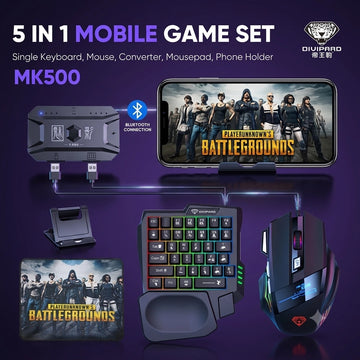 প্রো গেমারদের পছন্দ! MK500 5-in-1 মোবাইল গেমিং কিট.